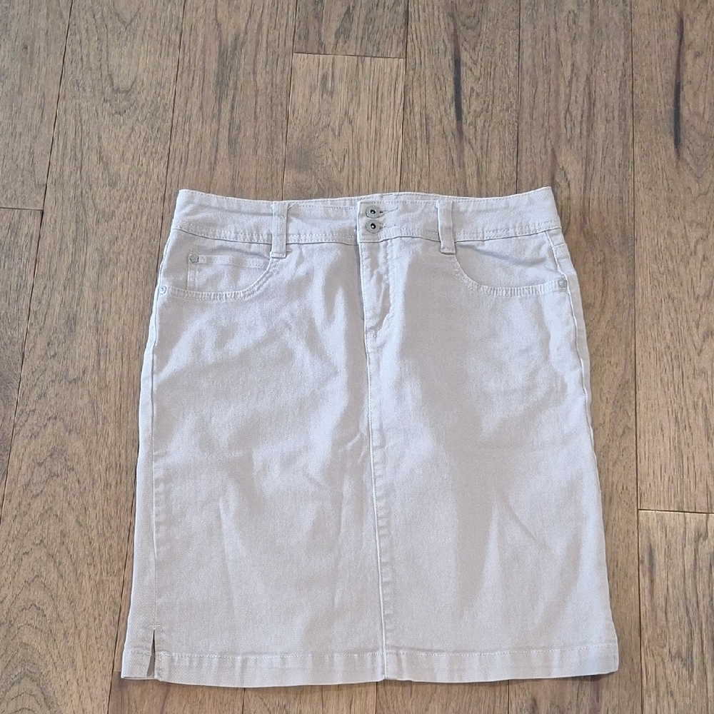 Vintage Grey Jean Skirt